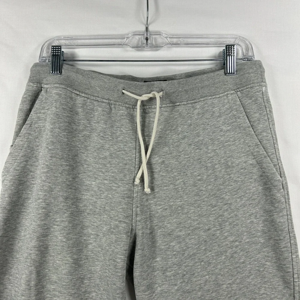 J.Crew Authentic Fleece Grey Jogger Sweatpants – Casual Athletic Lounge Pants M